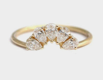Corona diamantes oval